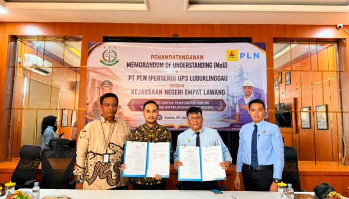 PLN Gandeng Kejari Empat Lawang untuk Perkuat Kepastian Hukum, Layanan Kelistrikan Ditargetkan Makin Andal
